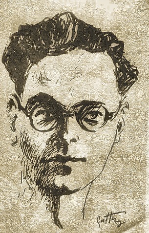 Eugenio Curiel in un famoso disegno di Renato Guttuso